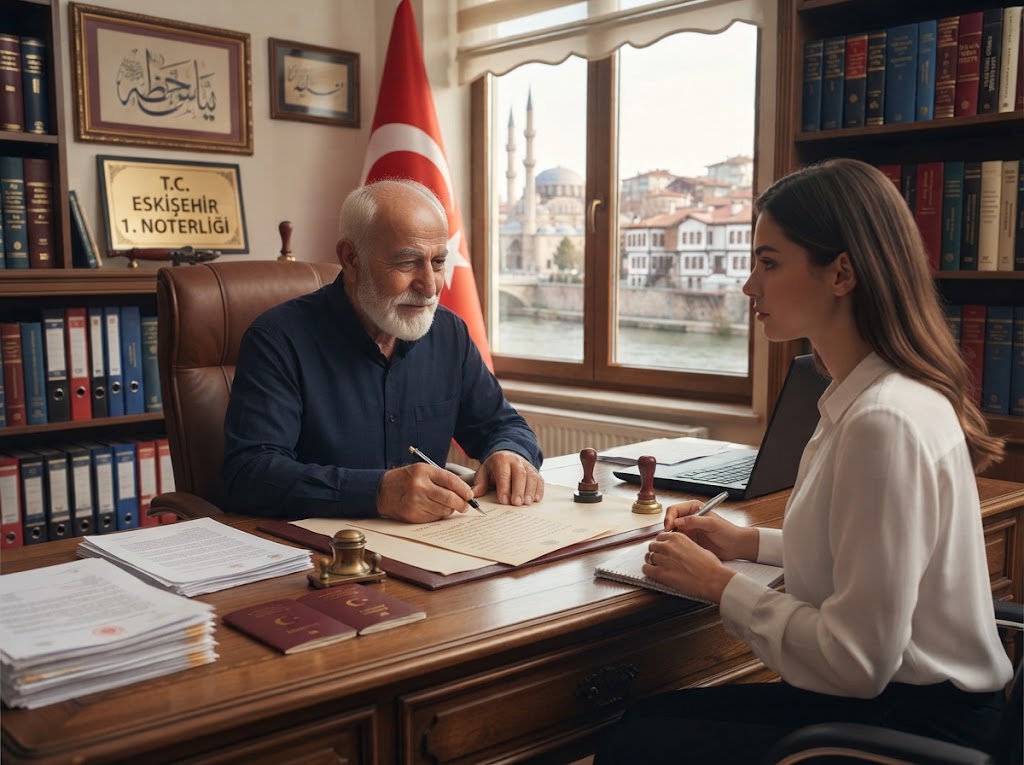 Eskişehir Arzuhalci ofisinden bir görünüm